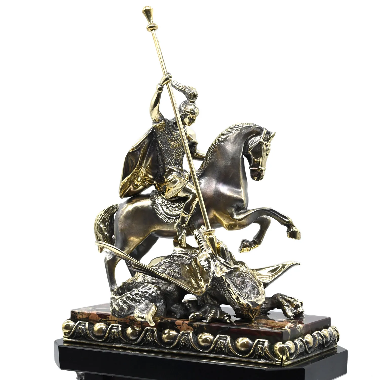 Каминные часы "Георгий Победоносец"